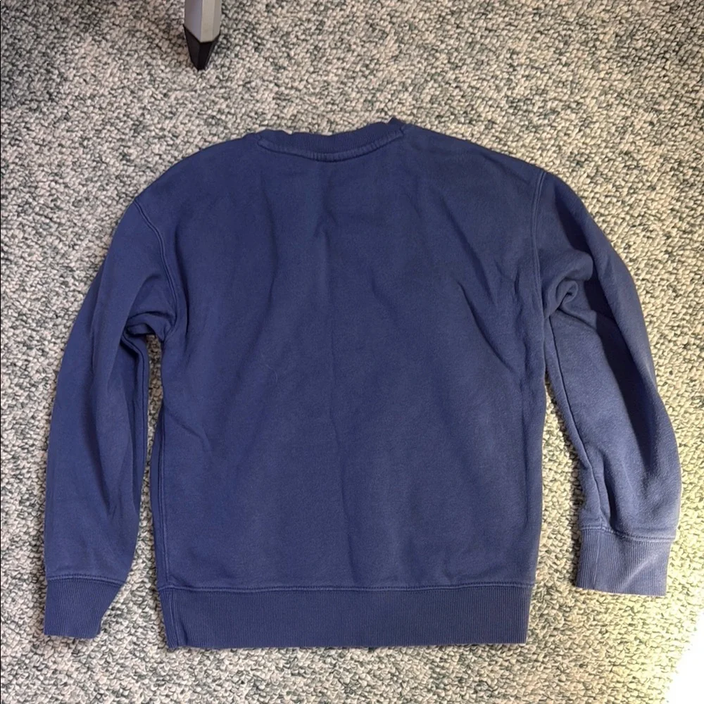 Like New Boys Old Navy‎ Embroidered Chill Skull Crewneck Sweatshirt